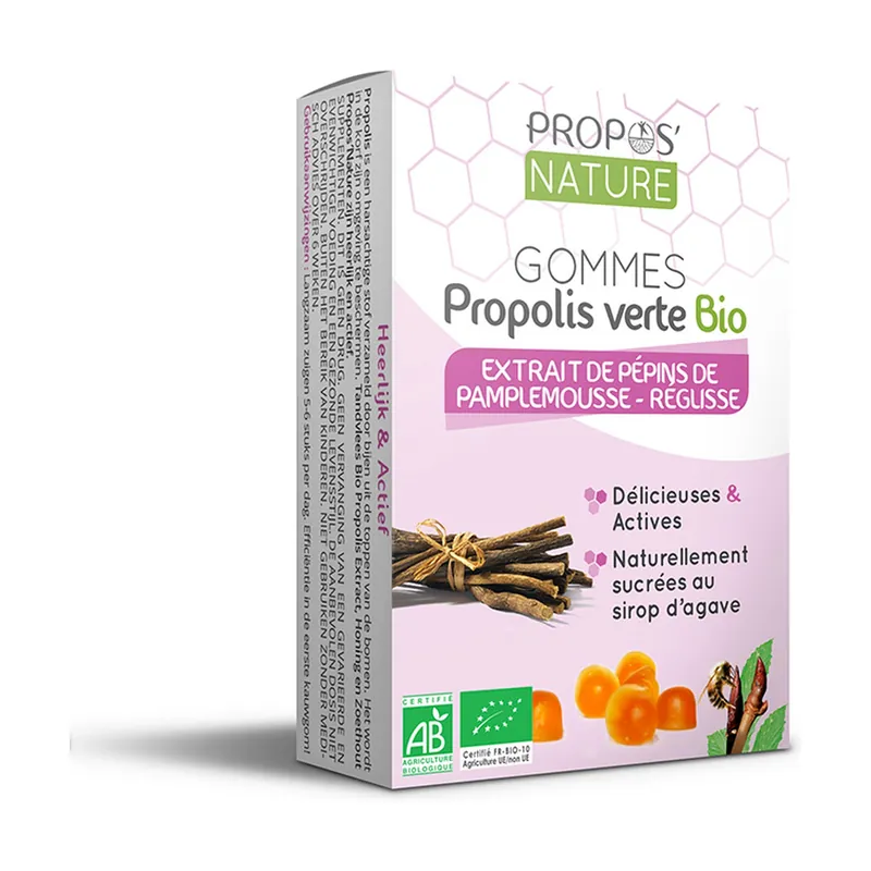 Organic licorice grapefruit seed gums 45 g Propos Nature Big Sale