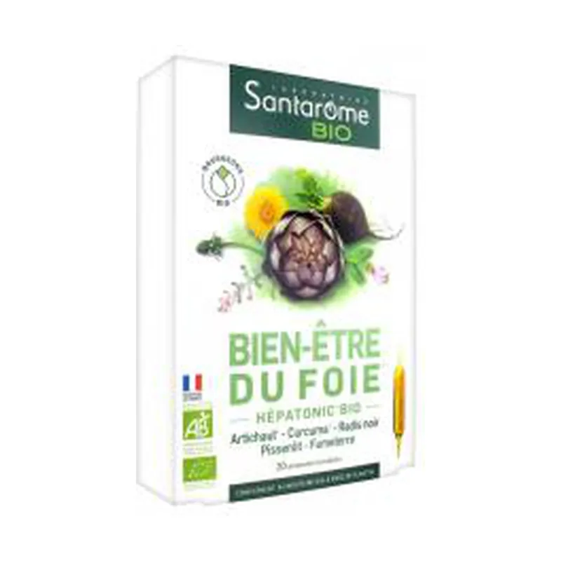 Markdown Liver well-being, Hepatonic BIO 20 ampoules Santarome