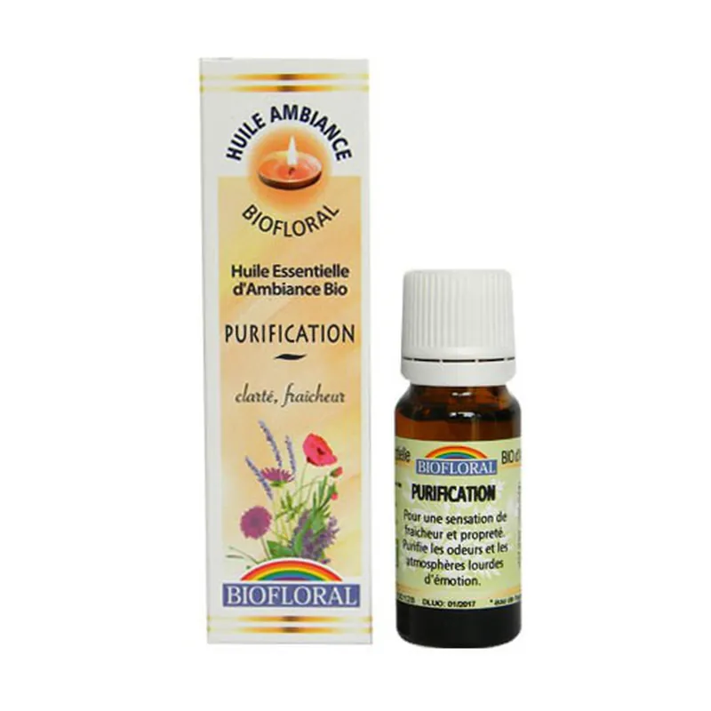 Secure Checkout Organic purification atmosphere oil 10 ml of essential oil Biofloral