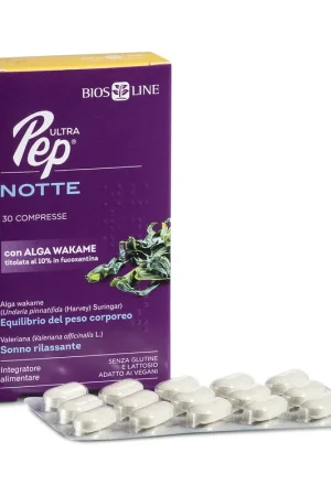 Ultra pep notte sleep and weight control 30 tablets BiosLine Crafted
