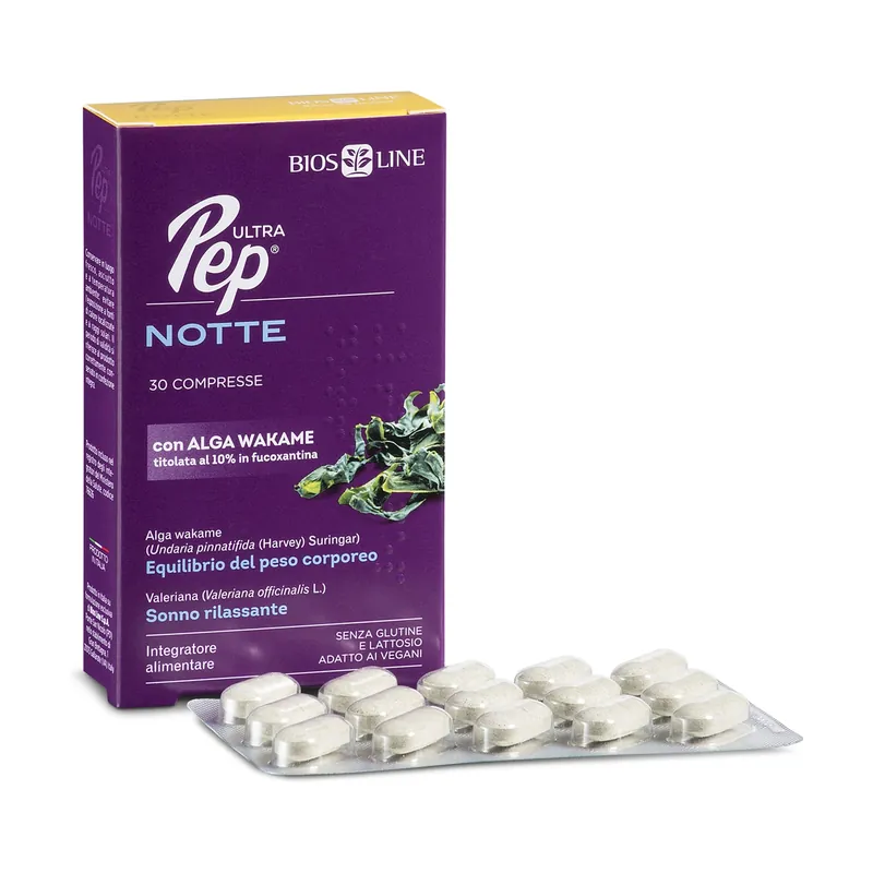 Ultra pep notte sleep and weight control 30 tablets BiosLine Crafted