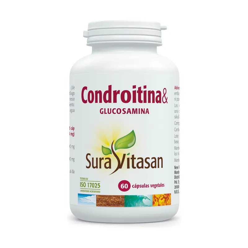 New Release Chondroitin and Glucosamine 60 vegetable capsules Sura Vitasan