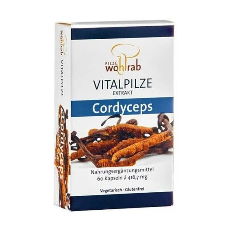 Cordyceps Sinensis 60 capsules Pilze Wohlrab Top Rated