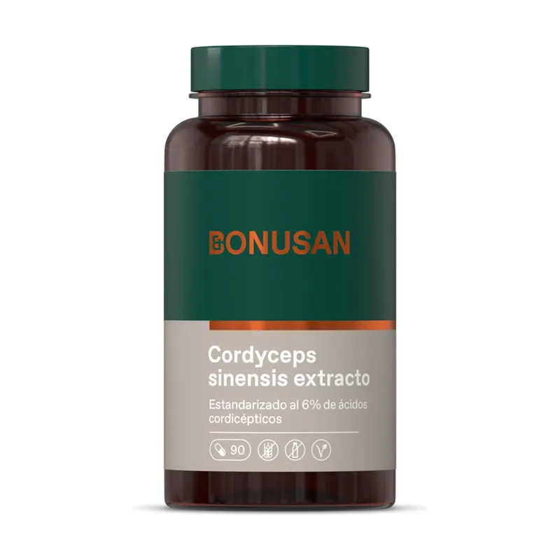 Fresh Stock Cordyceps Sinensis Mycelium 90 capsules Bonusan