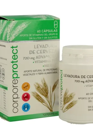Gluten Free Beer Yeast 60 capsules of 720.5mg Corpore Protect Exclusive Offer