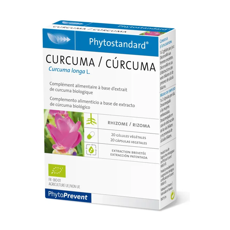 Phytostandard Turmeric 20 capsules Pileje Today Only