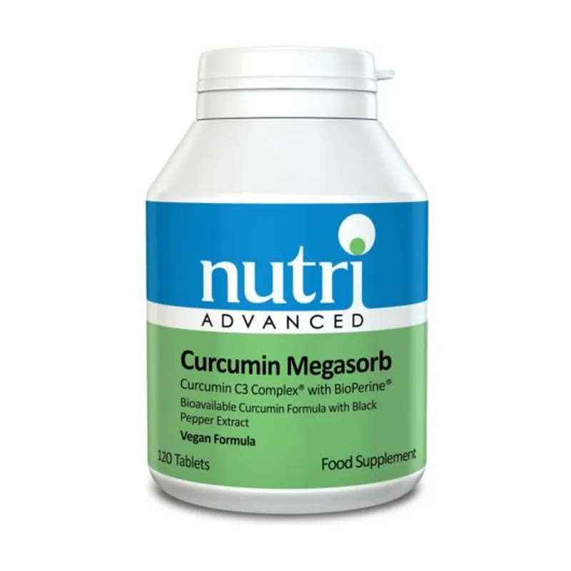 Premium Curcumin Megasorb 120 tablets Nutri-Advanced
