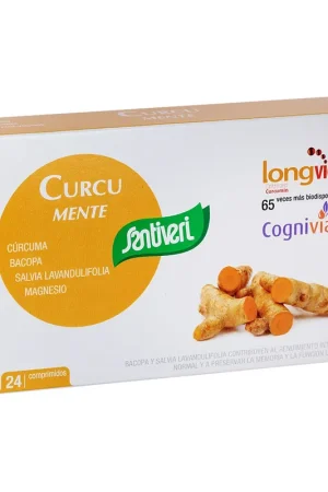 Genuine Curcu Mind 24 tablets Santiveri