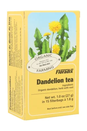 Dandelion herbal tea 15 infusion bags of 30g Salus Popular