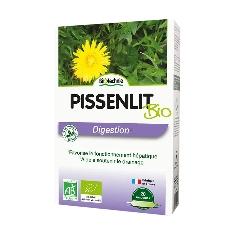 In Demand Organic Dandelion 20 ampoules Biotechnie