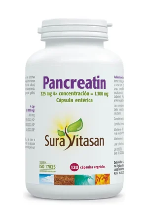 Pancreatin 120 capsules of 928mg Sura Vitasan Cheap