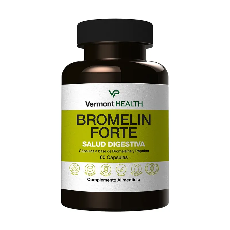 Deal Bromelain forte 60 vegetable capsules Vermont Health
