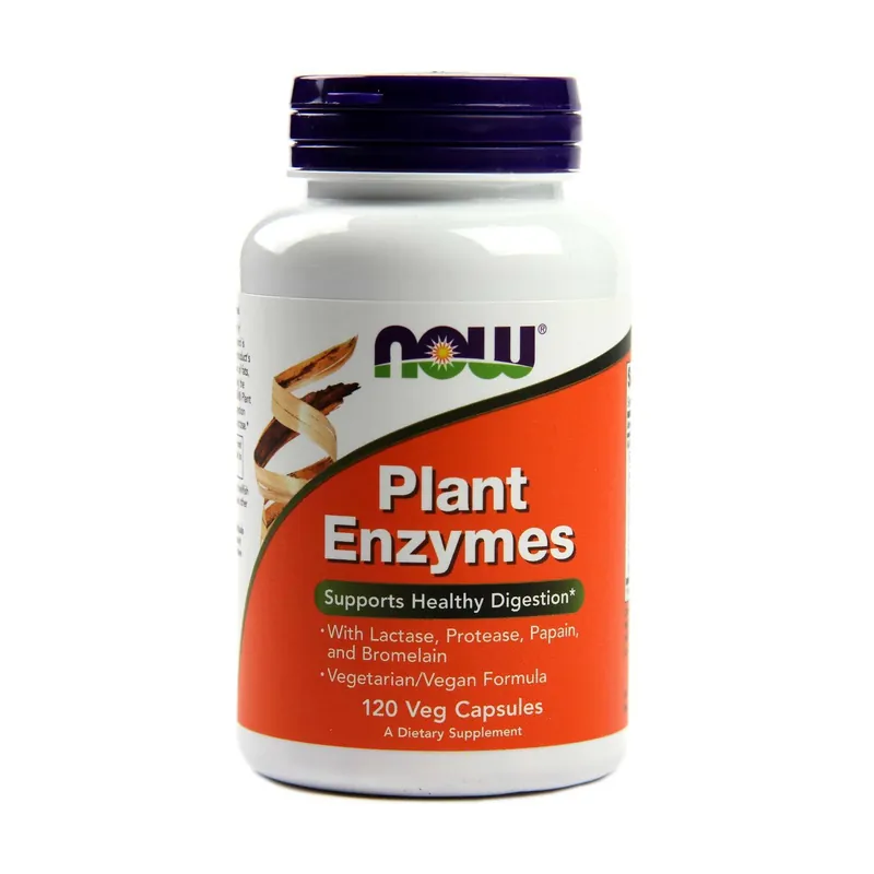 Vegetable Enzymes 120 capsules NOW Foods Budget