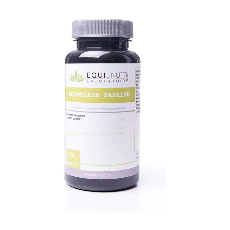 Reduced Price Bromelase / Papain 60 capsules Equi-nutri