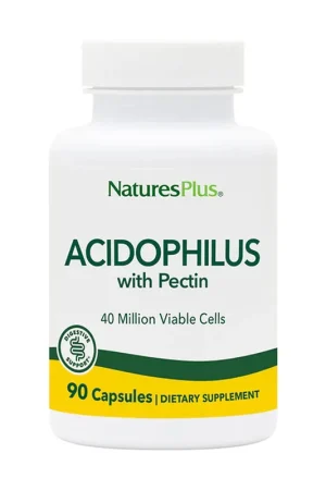 Acidophilus 90 capsules Natures Plus Hassle-Free Returns