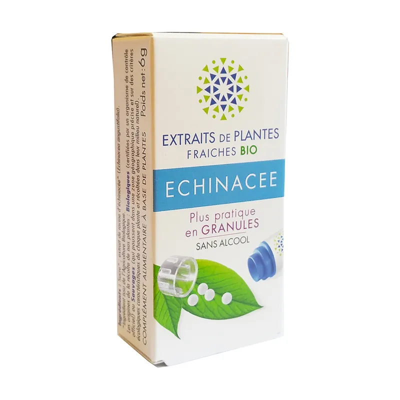 Budget Echinacea fresh plant extracts 130 granules Kosmeo