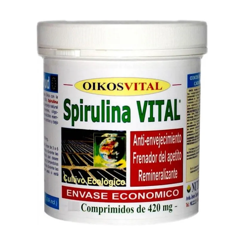 Vital Spirulina 480 tablets Oikos Direct From Factory