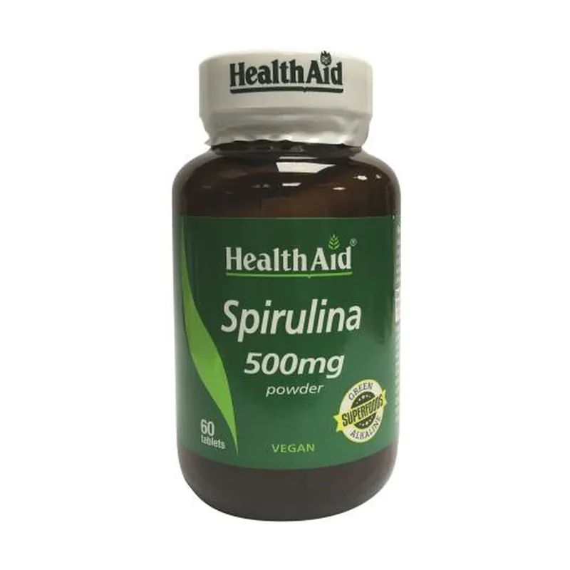Spirulina 60 tablets Health Aid Factory Price