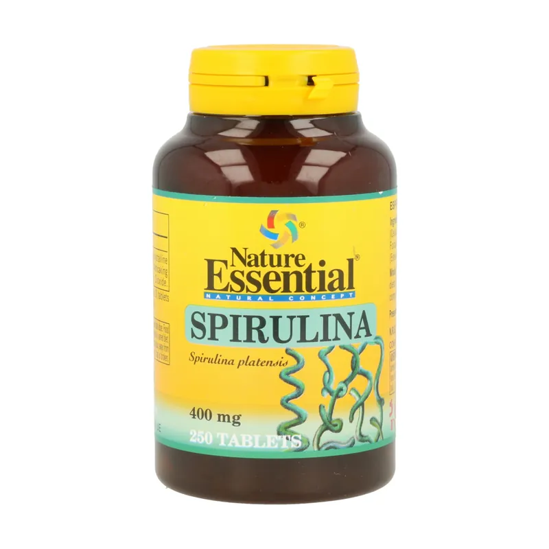 Spirulina 250 tablets of 400mg Nature Essential High Quality