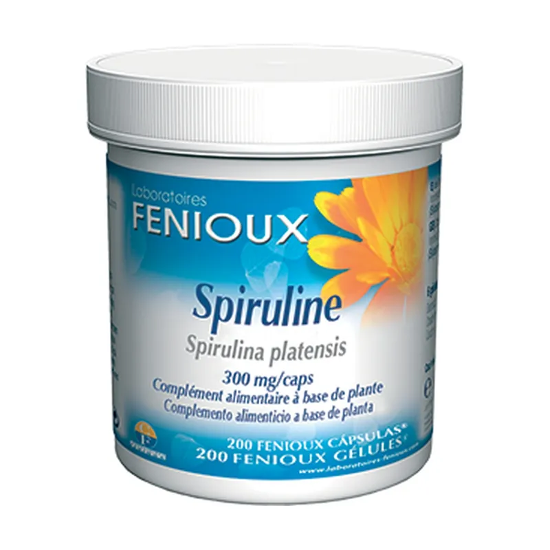 Cheap Spirulina 200 capsules of 300mg Fenioux