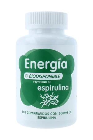 Price Drop Spirulina energy 120 capsules of 500mg Energy Feelings