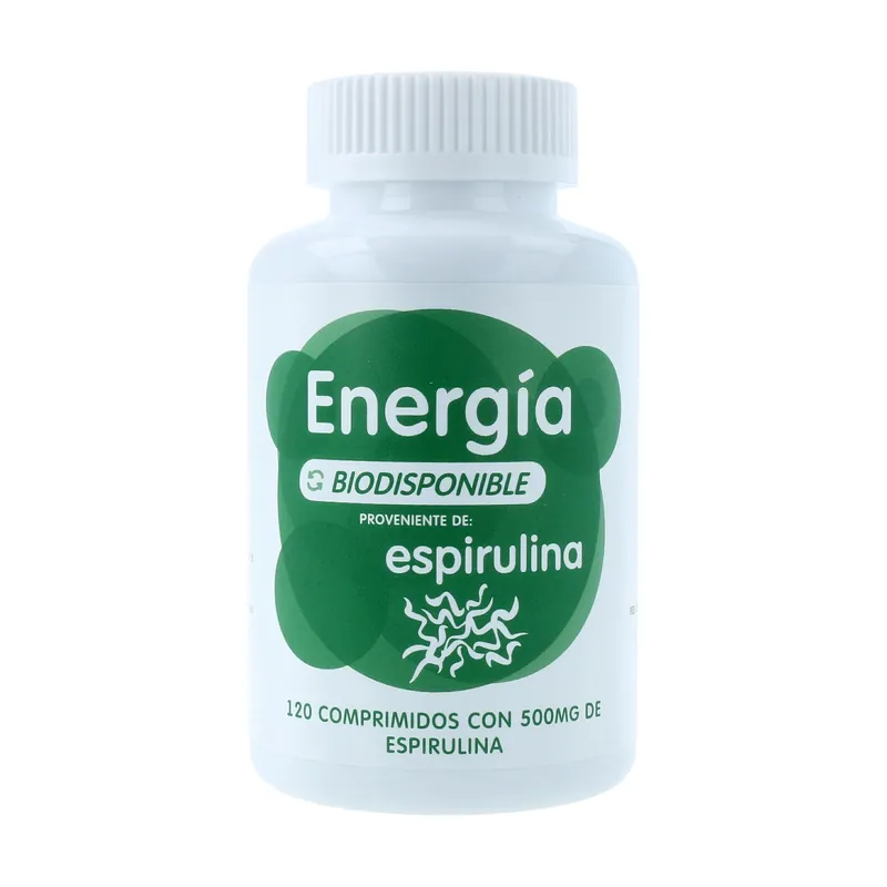 Price Drop Spirulina energy 120 capsules of 500mg Energy Feelings