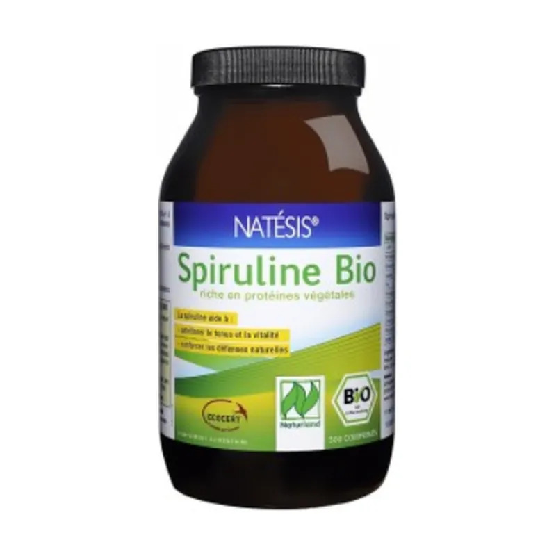 Organic Spirulina 500 tablets Natesis Get Yours