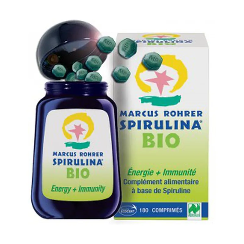 Organic Spirulina 180 tablets Marcus Rohrer Special Discount
