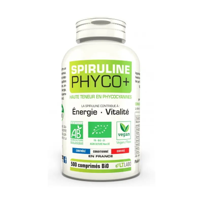 Hassle-Free Returns Spirulina Phyco + 500 tablets LT Labo