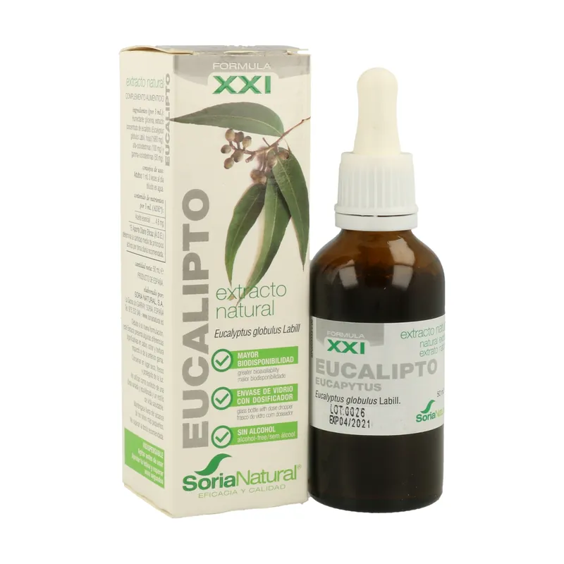Price Cut Eucalyptus Extract (XXI Formula) 50 ml Soria Natural