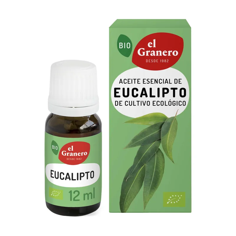 Organic Eucalyptus Essential Oil 12 ml of essential oil El Granero Integral Buy Direct