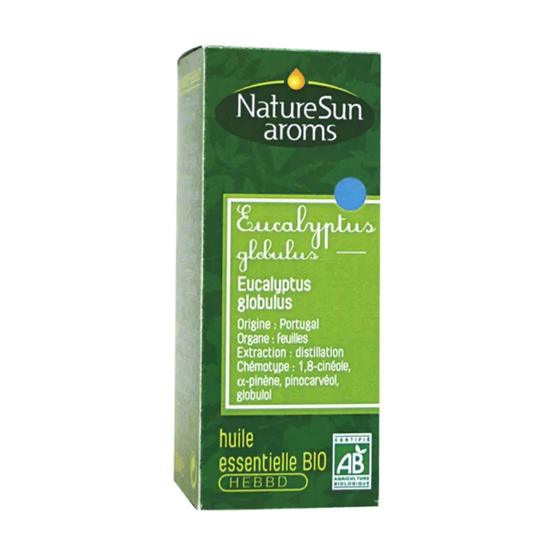 Holiday Sale Organic eucalyptus globulus essential oil 10 ml of essential oil Naturesun‘Arôms
