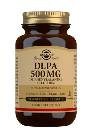 Get Yours DLPA 50 vegetable capsules of 500mg Solgar