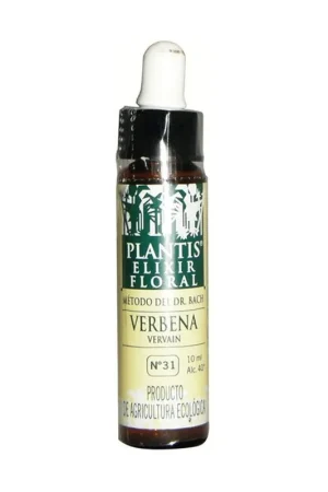 Budget Bach Flowers Verbena-31 Organic Floral Elixir 10 ml of floral elixir Plantis