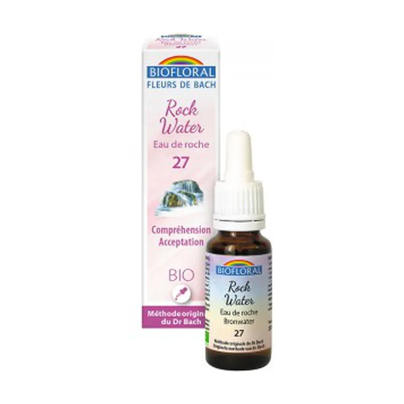 Organic Rock Water 20 ml of floral elixir Biofloral Top Pick