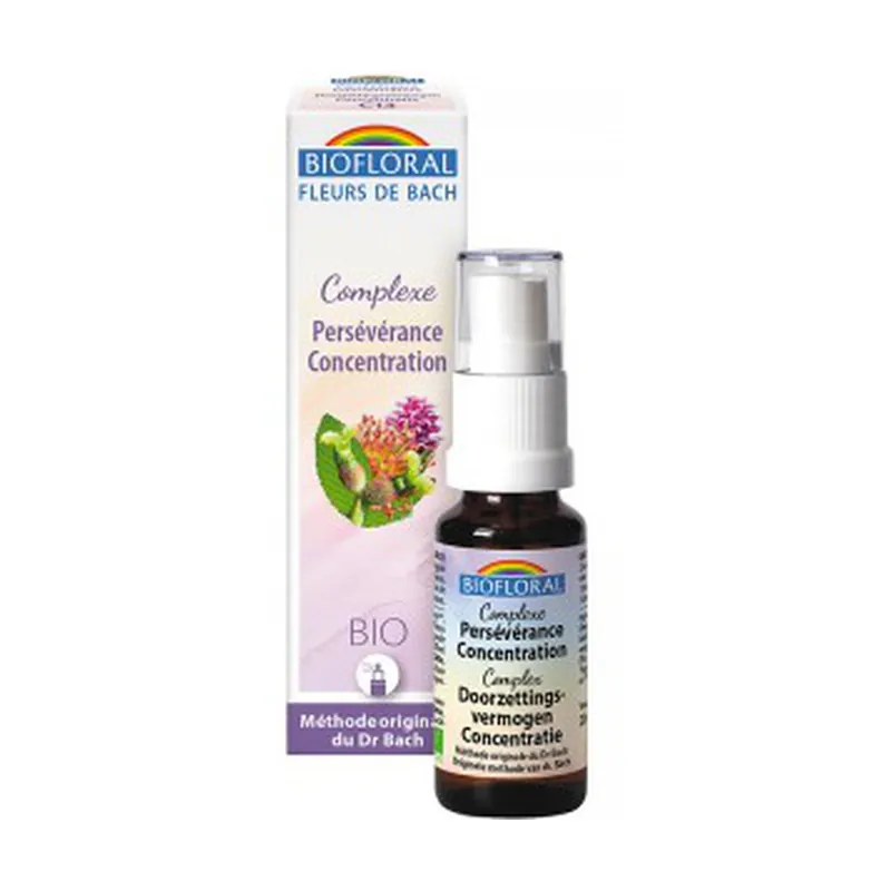 Best Choice Concentration, Organic Perseverance 20 ml of floral elixir Biofloral