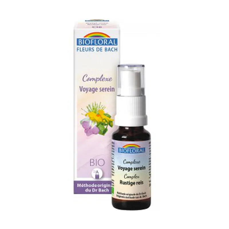 Serene Organic Travel 20 ml of floral elixir Biofloral Don't Miss Out