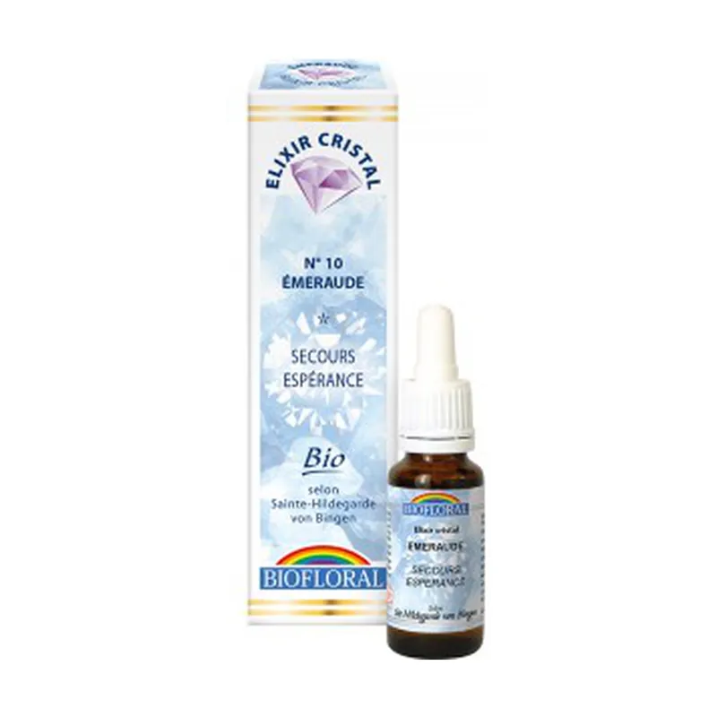 Must Have Emerald, Relief, Organic Hope 20 ml of floral elixir Elixir Cristal