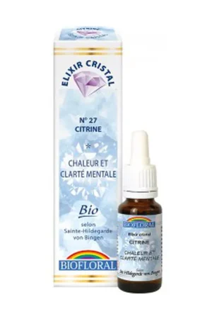 While Supplies Last Citrine, Heat, Mental Clarity 20 ml of floral elixir Elixir Cristal