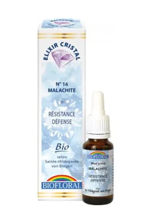 Luxury Malachite, Resistance, Bio Defense 20 ml of floral elixir Elixir Cristal