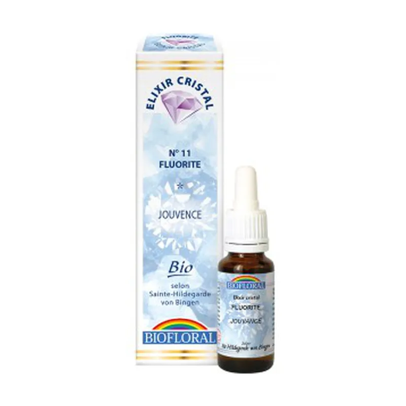 Fluorite, Jouvance Bio 20 ml of floral elixir Elixir Cristal Cheap