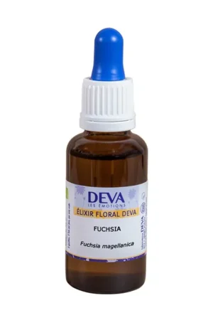 Authentic Organic Fuchsia 30 ml of floral elixir Deva