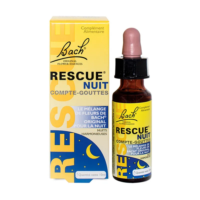 Sale Bach Rescue Remedy Night 10 ml of floral elixir Rescue
