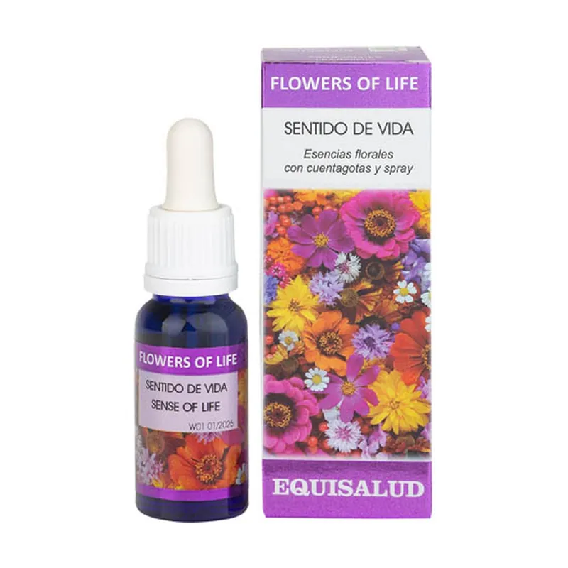 Flower of Life Sense of Life 15 ml of floral elixir Equisalud Professional Grade