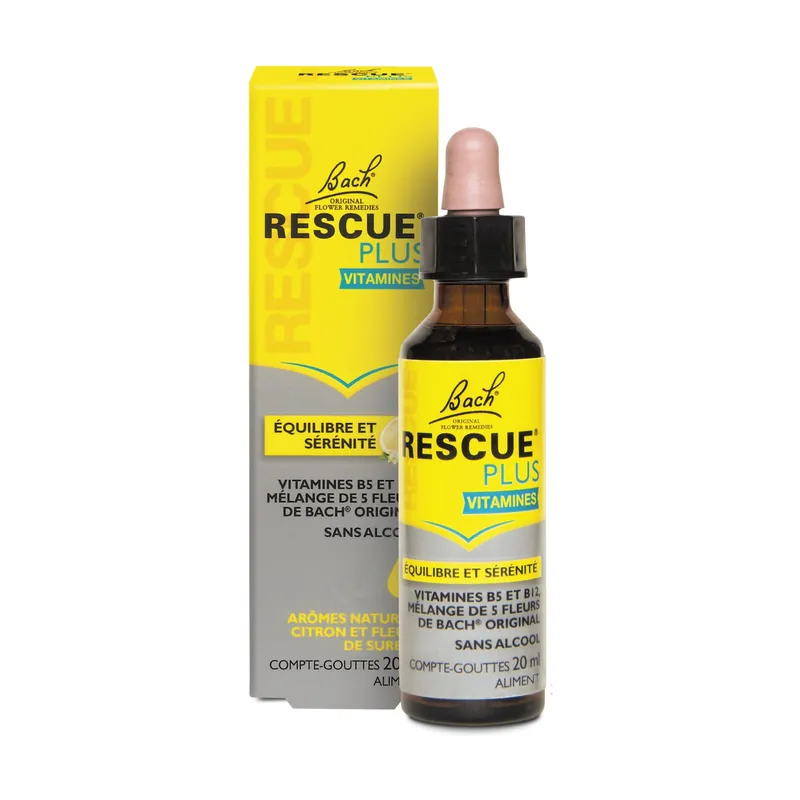 RESCUE® PLUS Dropper 20 ml of floral elixir Rescue Markdown