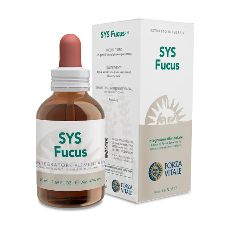 Sys fucus thyroid and metabolism 50 ml Forza Vitale Fan Favorite