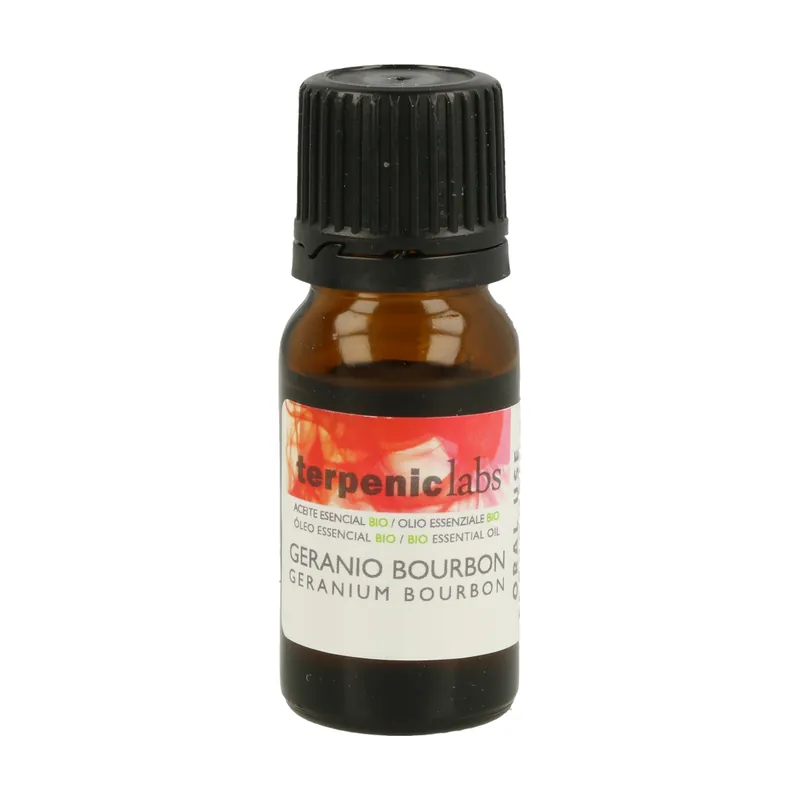 Bargain Essential Oil Geranium Bourbon Bio 10 ml of essential oil Terpenic