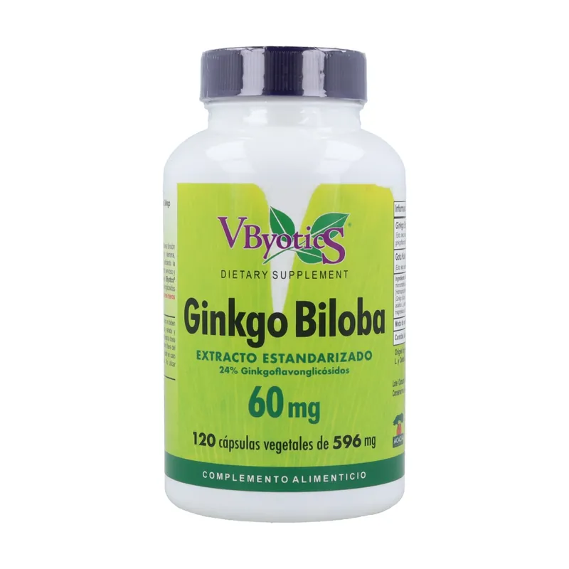 Save Now Ginkgo Biloba 120 capsules Vbyotics