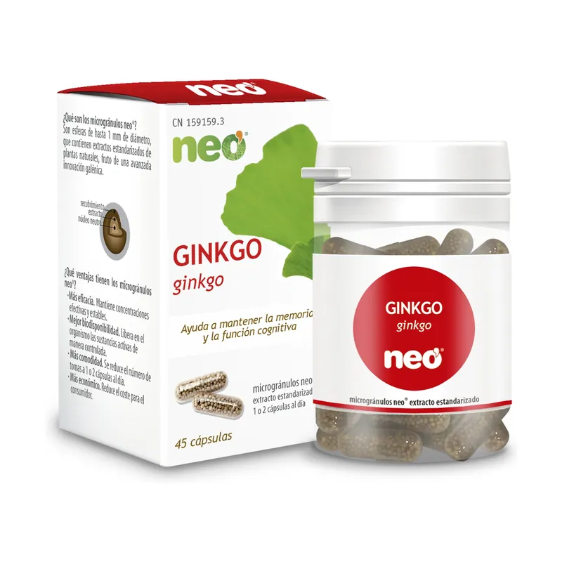 Latest Ginkgo 45 capsules Neo