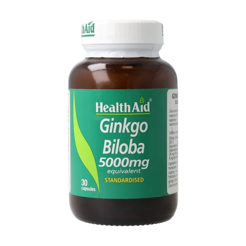 Cheap Ginkgo Biloba 30 capsules of 5000mg Health Aid